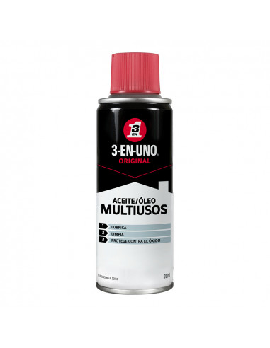 Wd40 3-en-1 huile multi-usage en format spray 200ml 34135