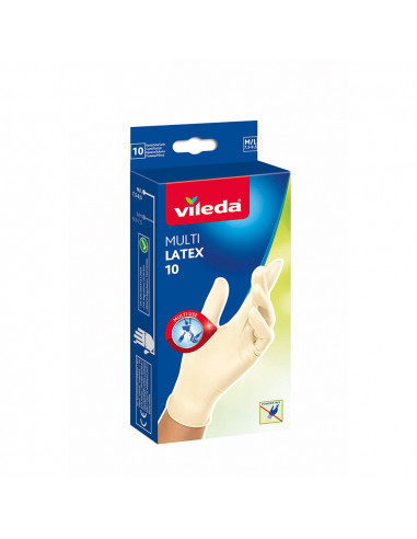 Pack de 10 unit. gant multilatex taille m/l 145942 vileda