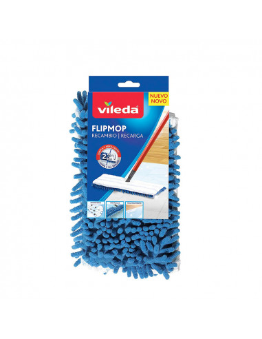 Pièce de rechange serpillière microfibres flip mop 162291 vileda