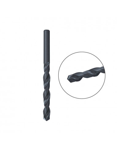 Foret metal hss-r din 338 9,0 x 81/125 / 1k 530485 fischer.
