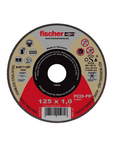 Disque fcd-fp 125x1x22,23 plus 531711 fischer