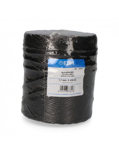 Bobine raphia 600/1 750 gr/420metres - noir edm