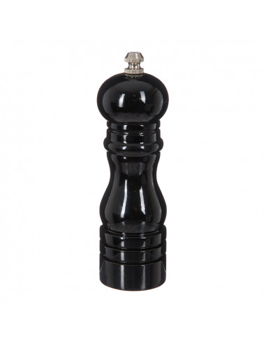 Moulin à poivre bois, noir, 16 cms