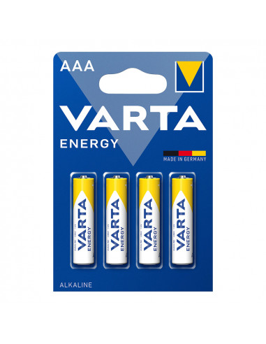 S.of. pile varta aaa - lr3 "energy value pack" (emballage 4 unit) ø10,5x44,5mm
