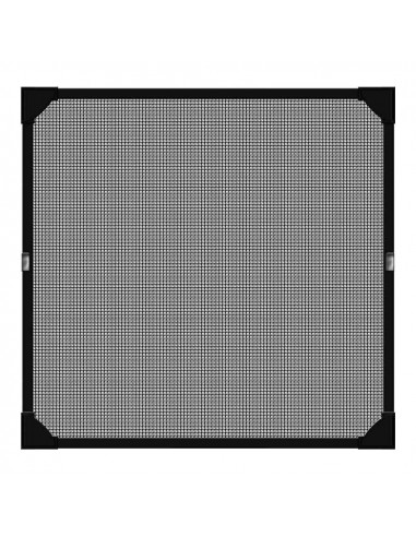 Moustiquaire cadre magnetique couleur anthracite 100x120 cms.