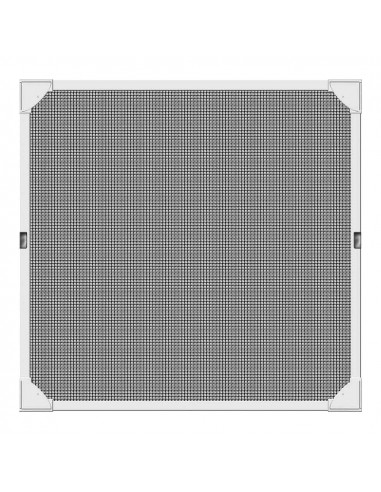 Moustiquaire cadre magnétique couleur blanc 120x120cm.