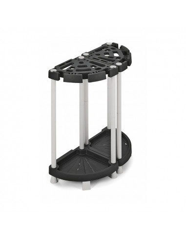 Porte outils de jardin aluminium/pvc 73x37.5x77.5cm progarden