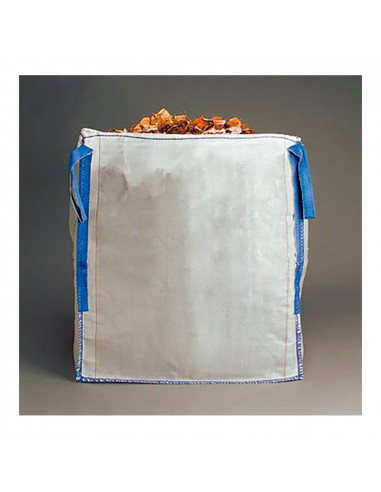 Sac à débris 90x90x100cm couleur blanche porte jusqu'à 1000kg