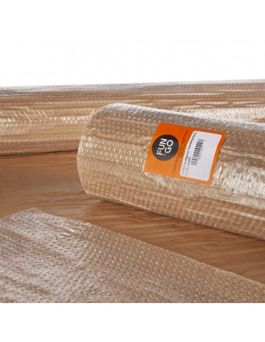 Transp bubble + kraft paper 1,20x5mts