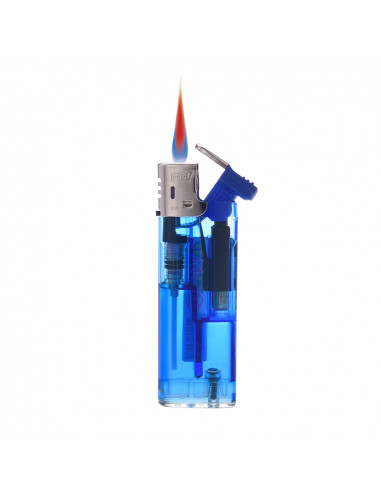 Briquet modele transparent rechargeable euro/u