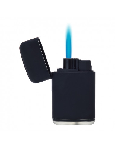 Briquet capsule black rechargeable euro/u