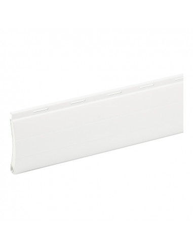 Lame aluminium courbe 39.5mm bande de 2m blanche cambesa