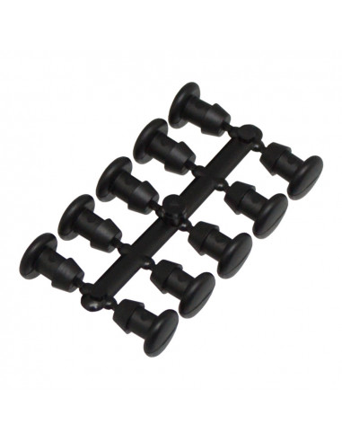Pack de 10 bouchons 4mm blue bird