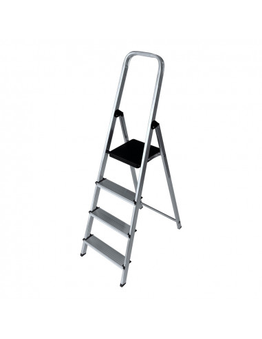 Échelle domestique en aluminium 4 étapes edm