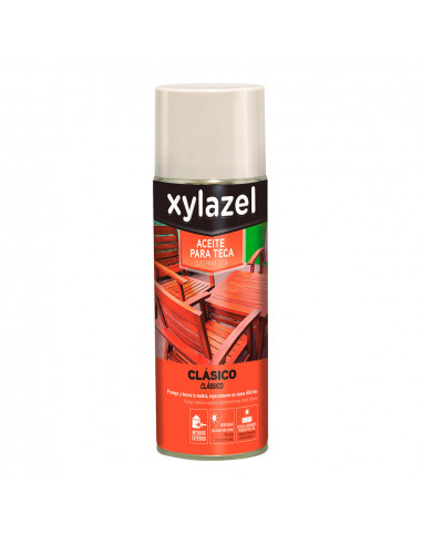 Xylazel huile pour teck couleur teck spray 0.400l 5396270