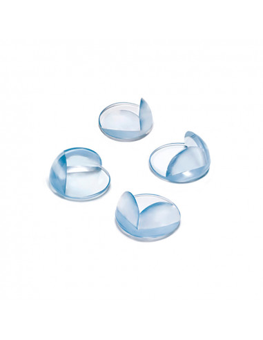 Protecteur coins transparent (blister 4 unites) inofix