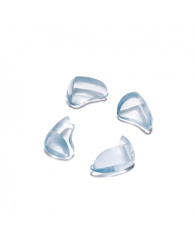 Protecteur coins transparent (blister 8 unites) inofix