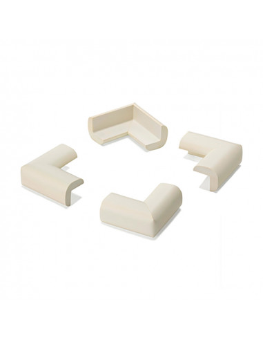 Protecteur de coins matelassé blanc (blister 4 unites) inofix
