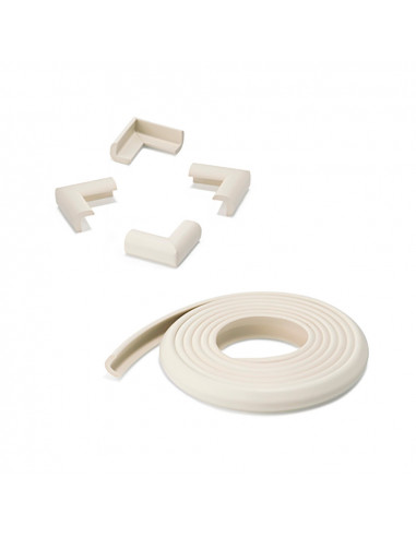 Rouleau protecteur d'angles 2mts + 4 coins blancs (blister) inofix