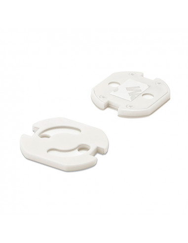 Protecteur rotatif adhesif pour prise, blanc (blister 6unites) inofix