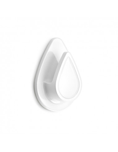 Porte-manteaux resistant à l'eau modele gota blanc (blister) inofix