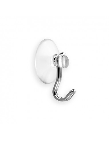 Support ventouse chrome 22mm (blister 4 unites) inofix