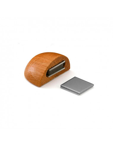 Butee de porte magnetique bois adhesive bois de chêne (blister) inofix