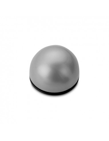 Butee de porte adhesive flexible gris metallisé (blister 2 unites) inofix