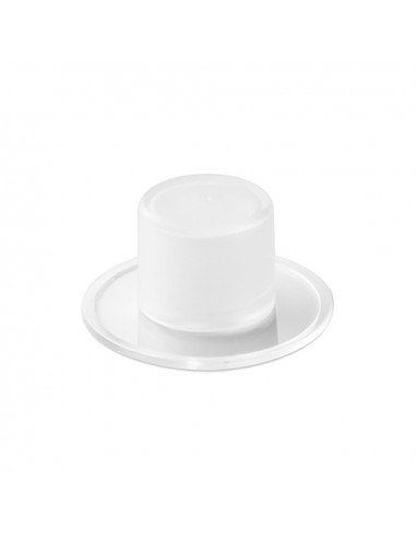 Butee de porte adhesive cylindre transparente (blister 2 unites) inofix