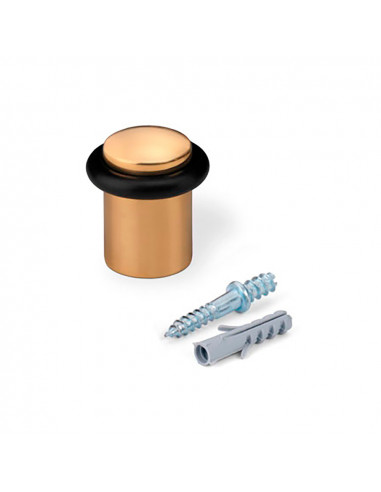 Butee de porte laiton avec rondelle (blister) inofix