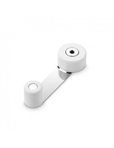 Butee de retention rotative metallique blanche (blister) inofix