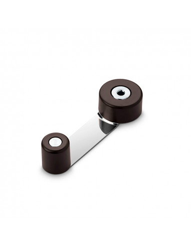 Butee de retention rotative metallique marron (blister) inofix
