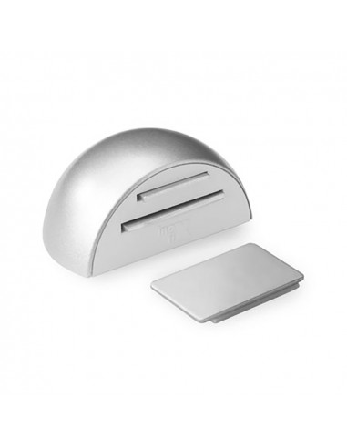 Butee de retention magnetique adhesive chrome mat (blister) inofix