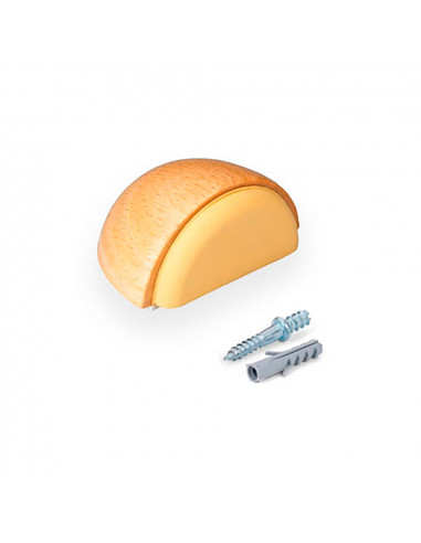 Butee adhesive avec vis hetre (blister) inofix