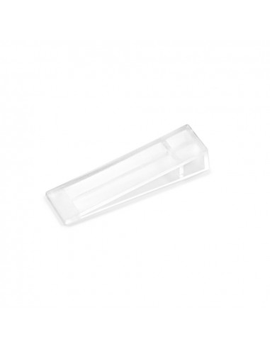 Butee de porte plastique transparent (blister 3 unites) inofix