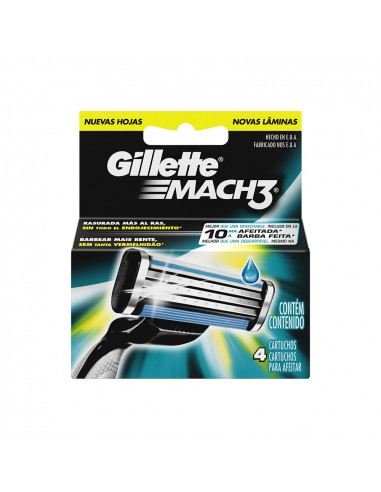 Gillette recharge mack3 pack 4