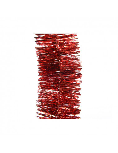 Guirlande brillante rouge ø7,5x270cm
