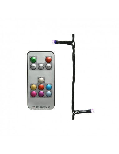 Guirlande led dansante avec telecommande 100l ip44 14,9m