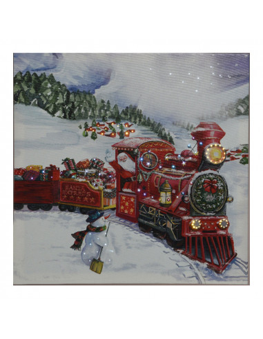 Tableau décoratif à led 38x38cm modèles assortis