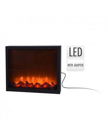 Cheminee led 41x10x25cm