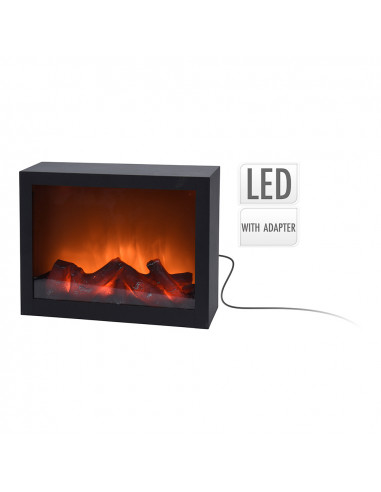 Cheminee led 29x10x23cm