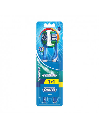 Oral b brosse a dents complete 5 ways 2 unites