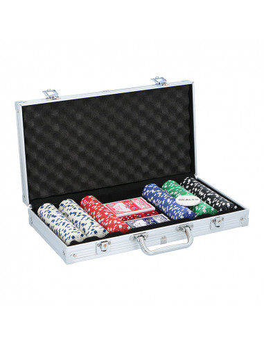 Pack de poker avec malette en aluminium
