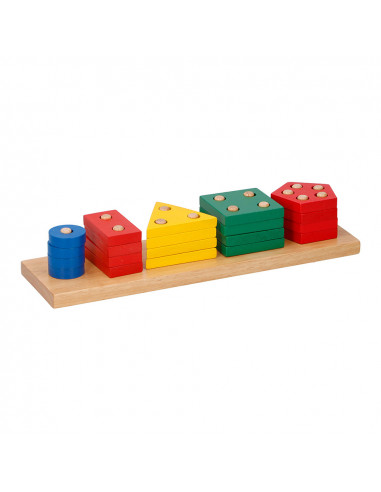 Jeux de blocs de construction en bois 20 pieces