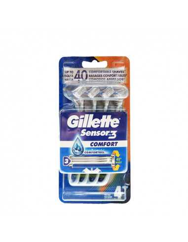 Gillette sensor3 confort 4uds