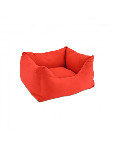 Panier carre rouge 59x50x20cm nayeco