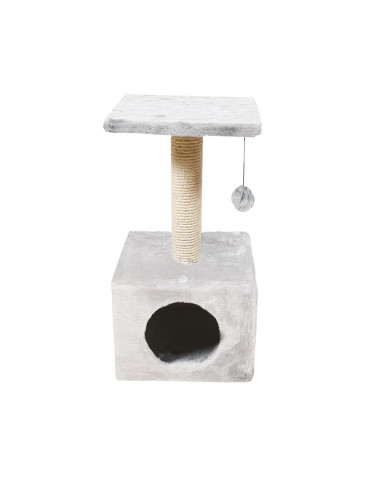 Grattoir savanna town gris clair 60x30x30cm nayeco