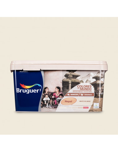 Peintures du monde nepal teinte beige 4l 5246654 bruguer