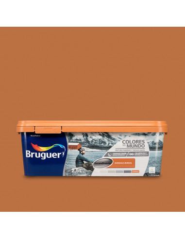 Peintures du monde scandinavie orange boreal contrast 2,5l 5246665 bruguer