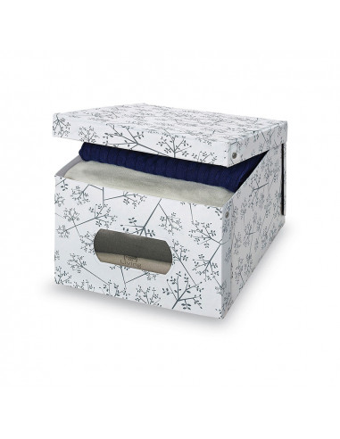 Boite de rangement textile l bon ton 39x50x24cm